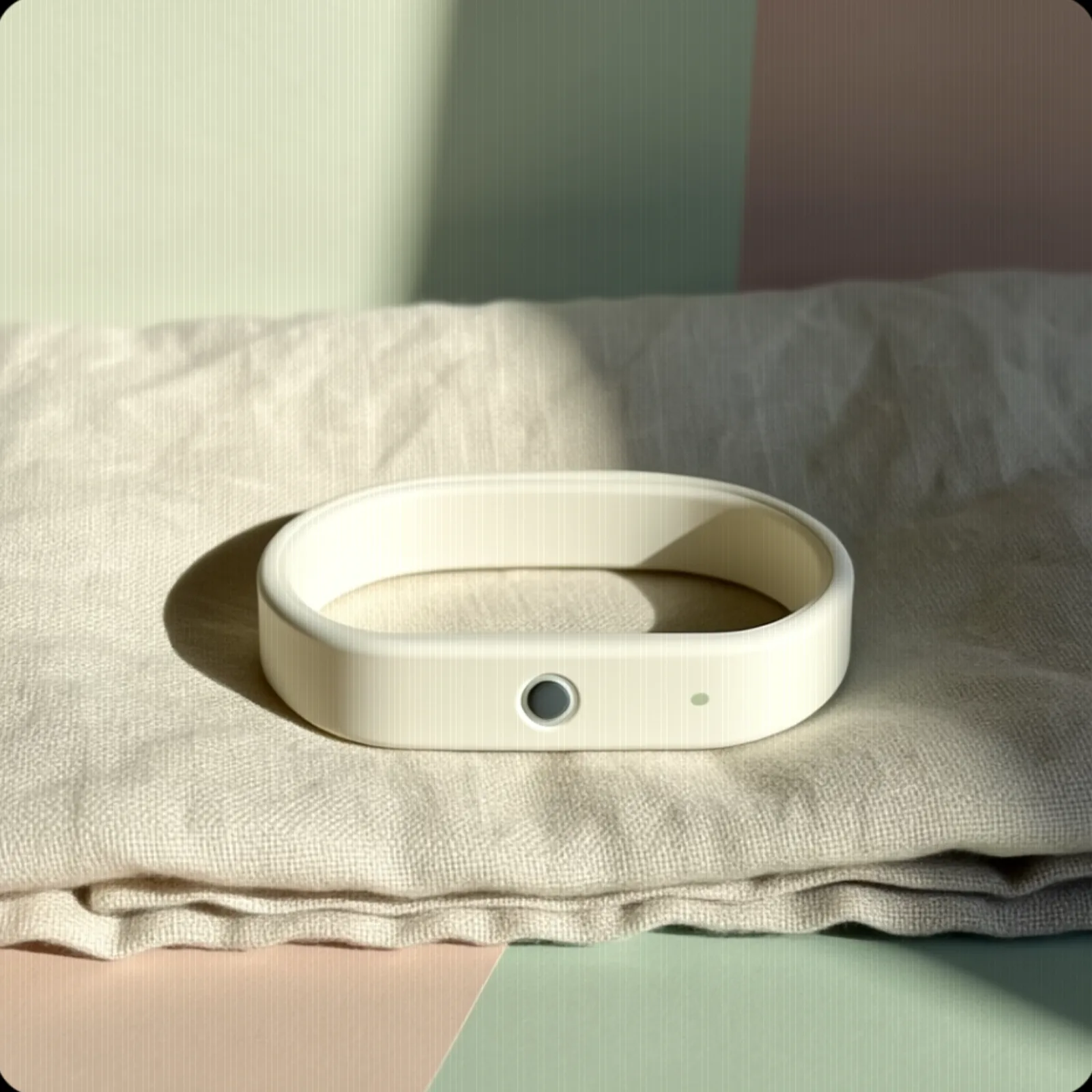 Wha resting on folded linen
